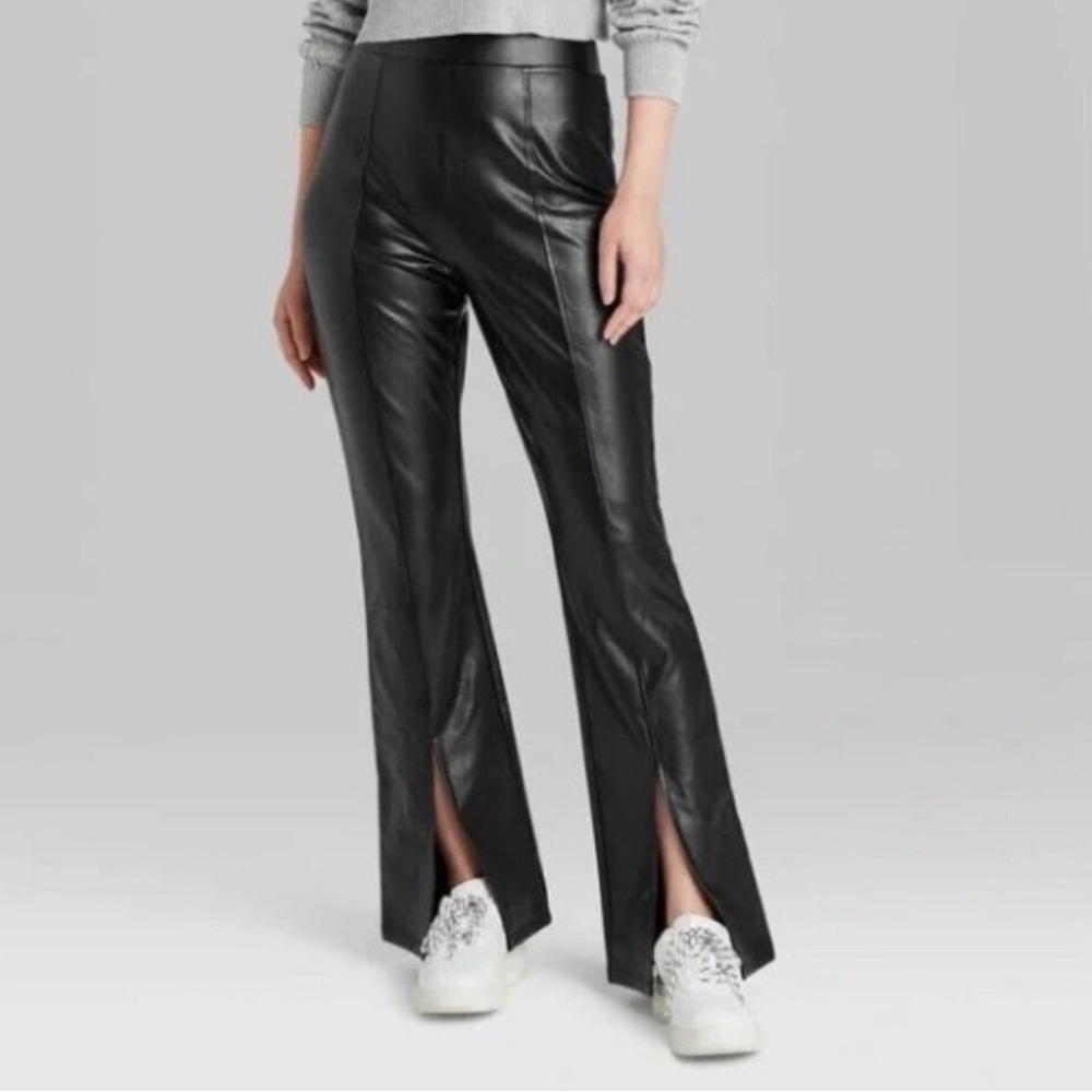 Wild Fable | Faux Leather Flare Pants